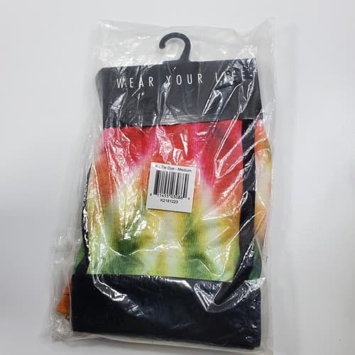 Wear Your Life Novelty Boxers Sz M Men's Under Wear Tie Dye Psychedelic NIP GIFT