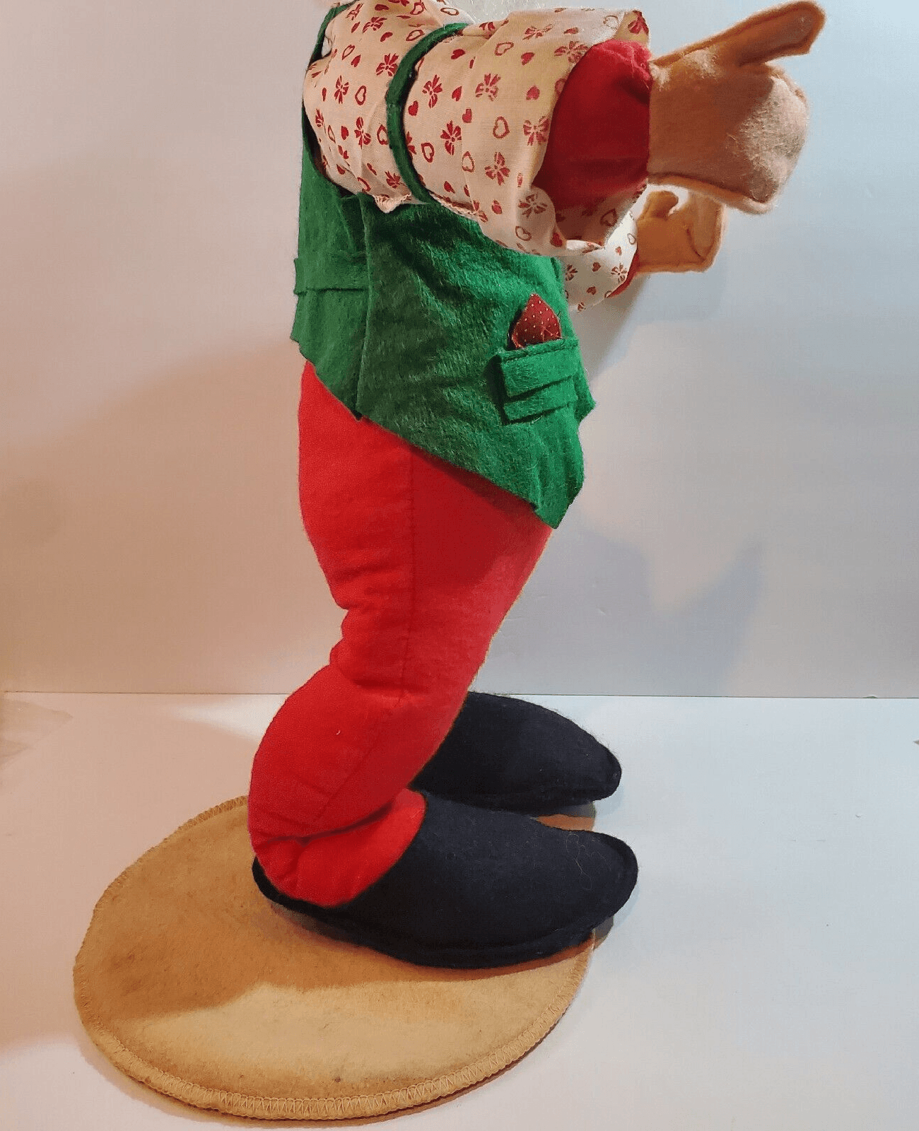 Vintage Annalee Mobilitee Santa Claus Doll 1989, Christmas 17 inch Poseable - Thumbnail 6