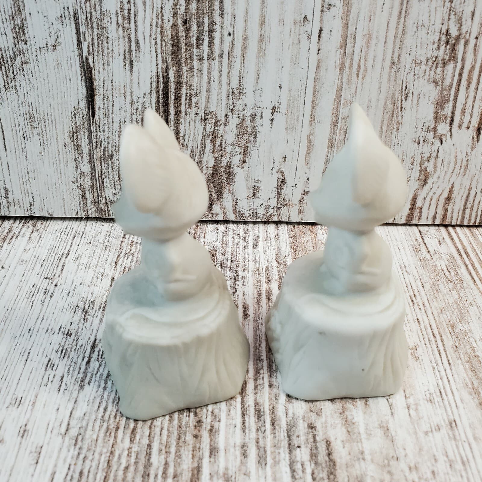2 Vintage 1975 Hallmark Little Gallery Mouse 3" Handcrafted Bisque Porcelain - Thumbnail 4