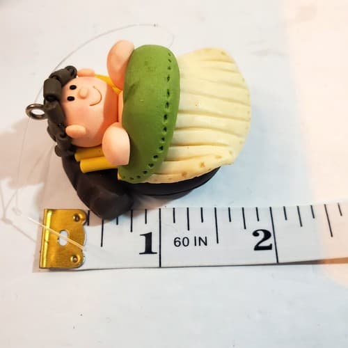 Christmas Children's Nativity Ornaments Set of 7 Polymer Clay Figures & Creche - Thumbnail 13