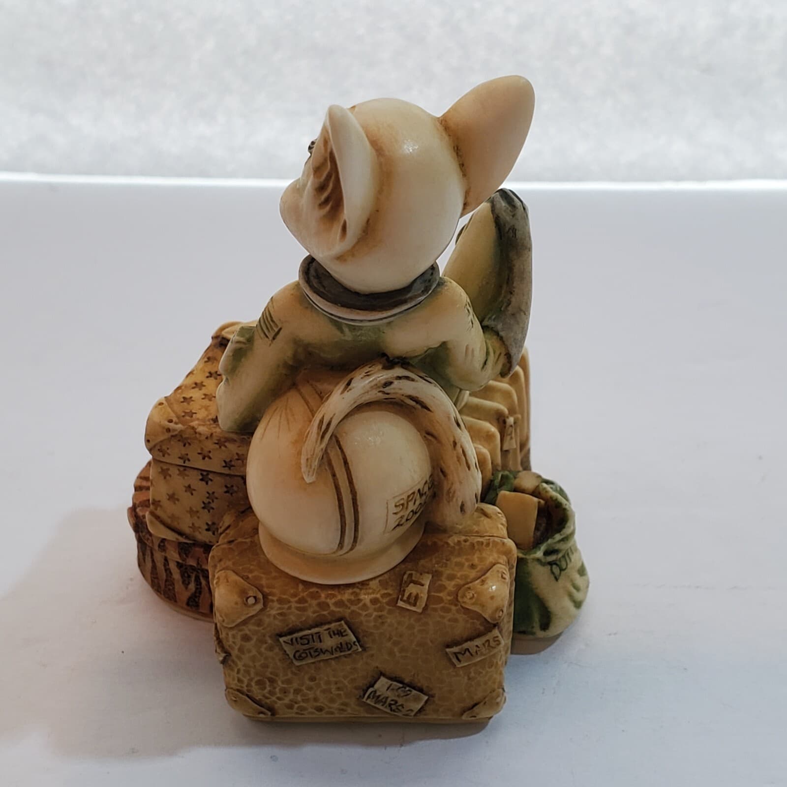 Harmony Kingdom Minx On The Moon 2001 Cat Trinket Box Figurine Steampunk - Thumbnail 5