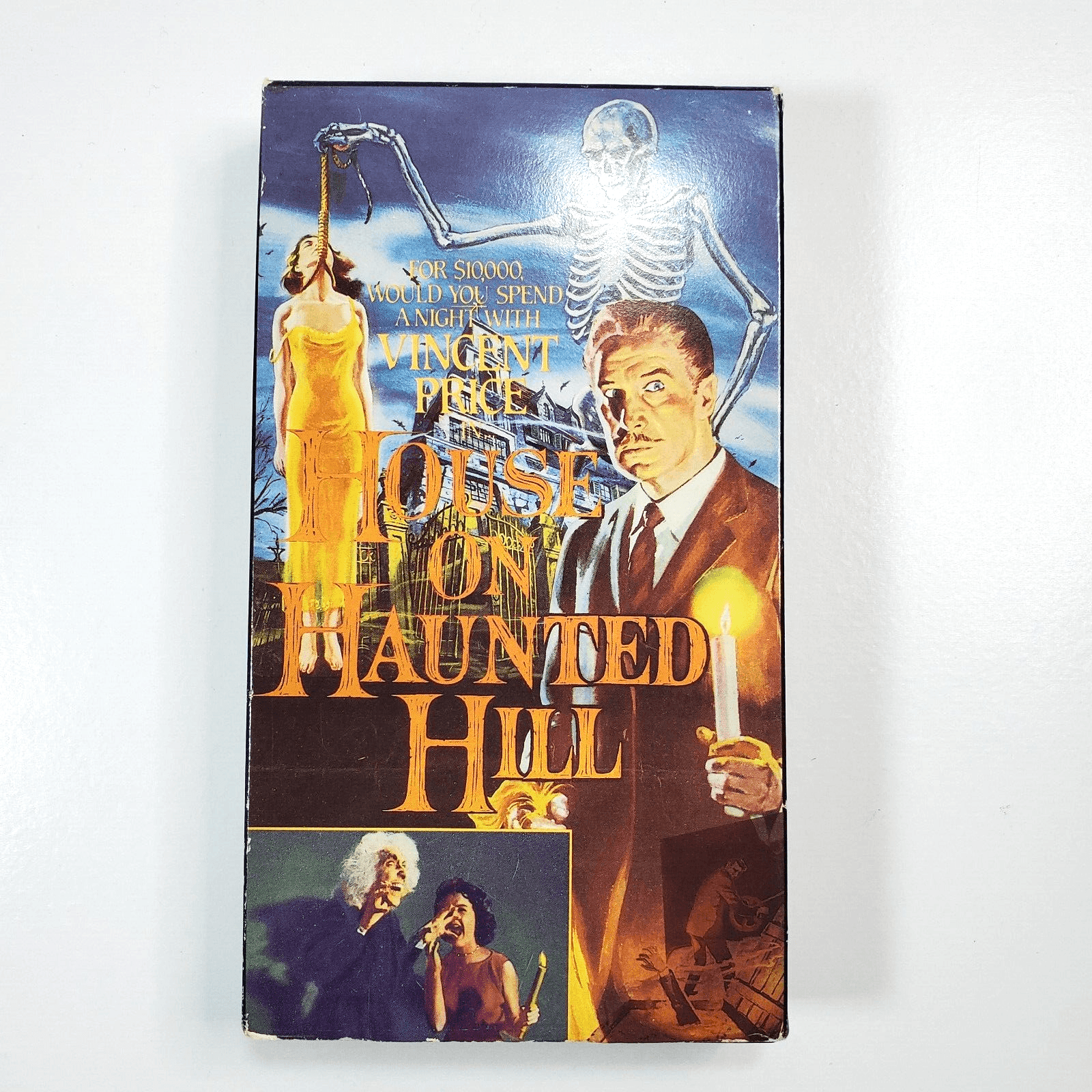 House on Haunted Hill VHS Movie Spooky Mansion Mystery Drama