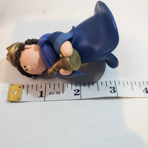 Christmas Children's Nativity Ornaments Set of 7 Polymer Clay Figures & Creche - Thumbnail 14