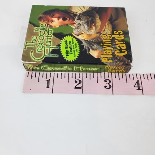 Vintage 2001 The Crocodile Hunter on Animal Planet Playing Cards Bicycle Brand - Thumbnail 6