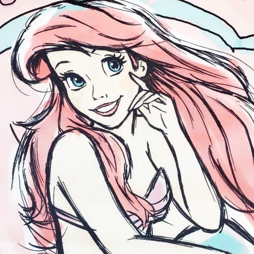 Disney Princess Little Mermaid Ariel Kindness Courage Standard Pillowcase - Thumbnail 2
