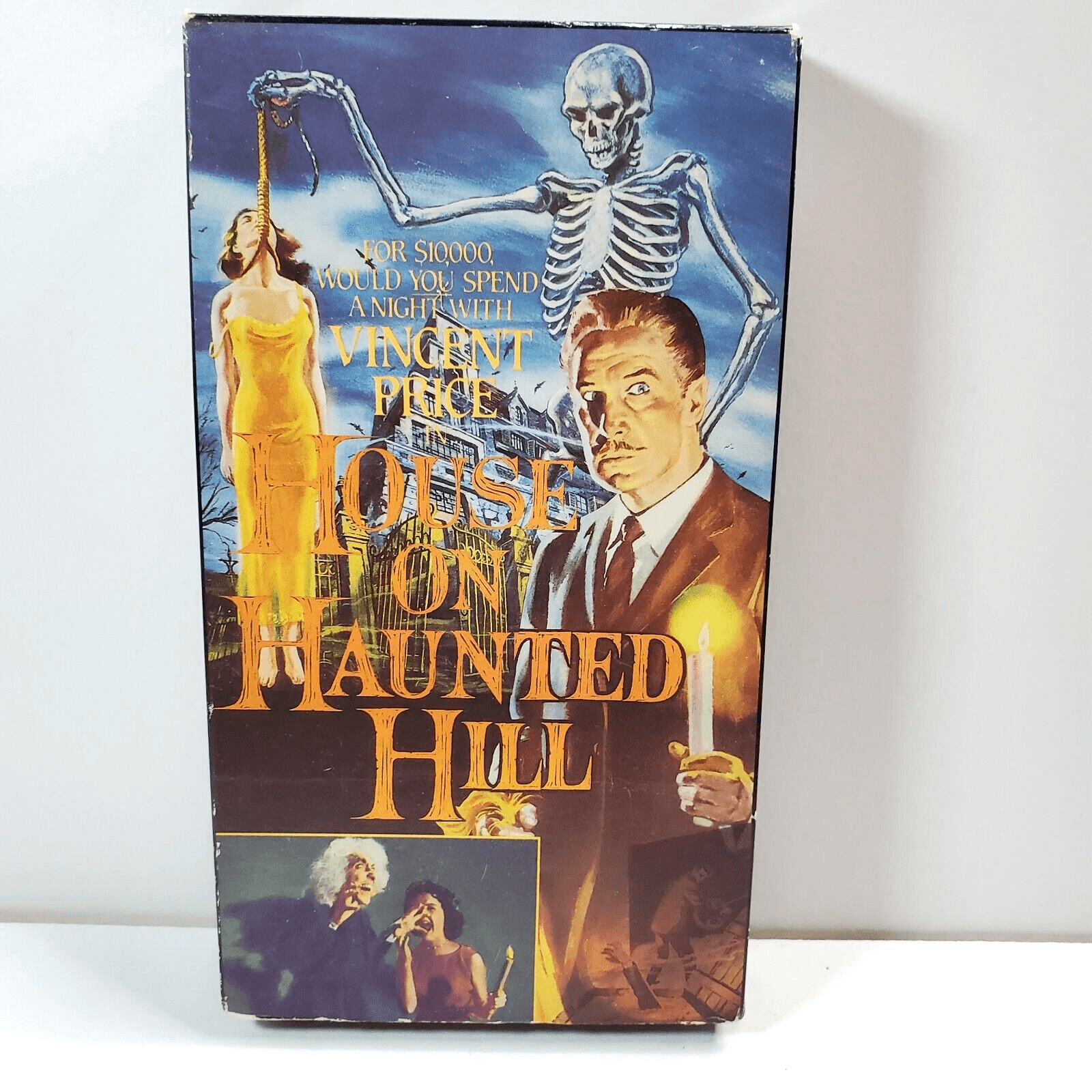 House on Haunted Hill VHS Movie Spooky Mansion Mystery Drama - Thumbnail 2