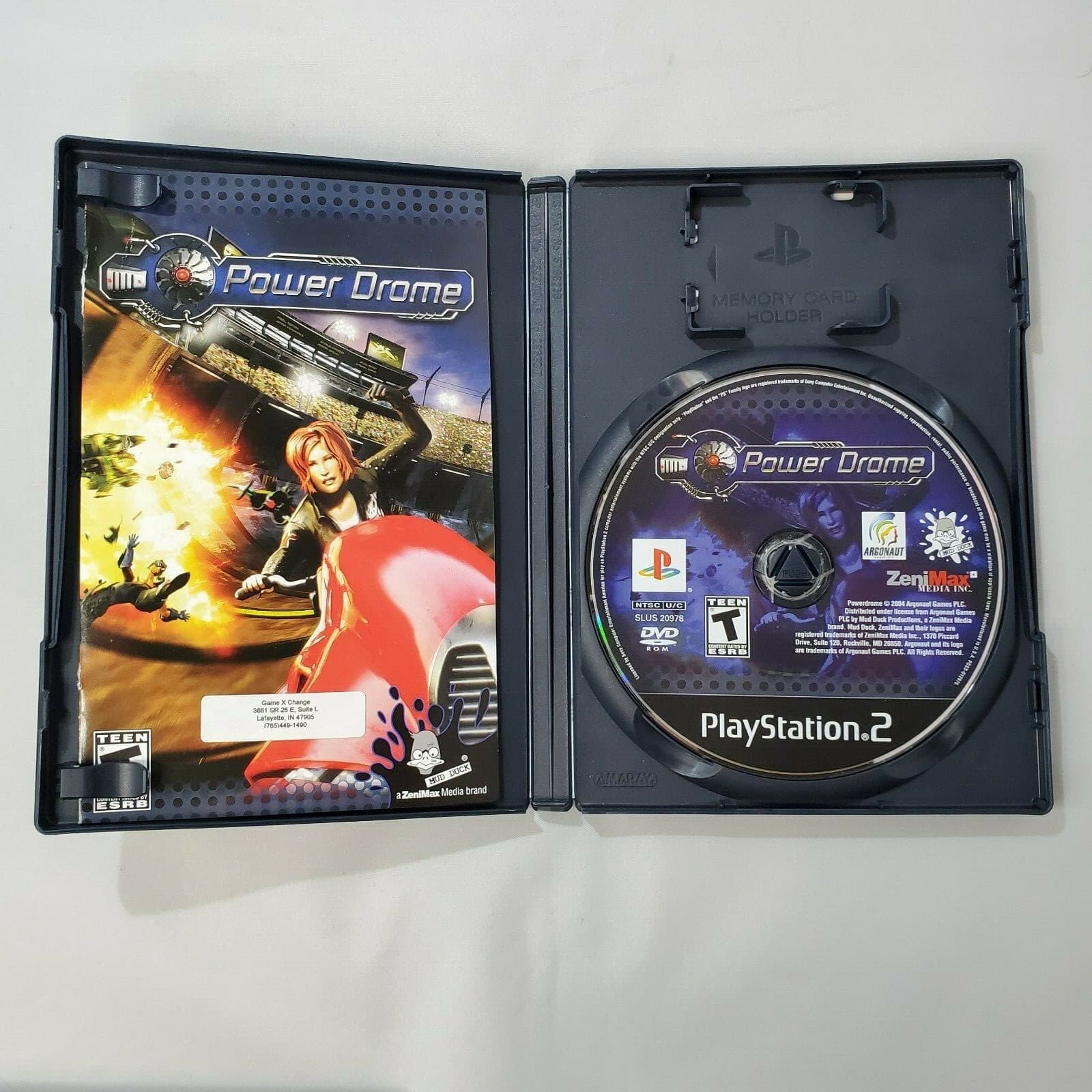 Playstation 2 PS2 Power Drome 2004 & Nascar 2001 Complete Video Game Racing - Thumbnail 3