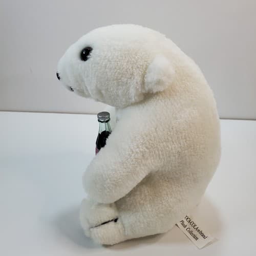 Vintage 1993 Coca Cola Polar Bear Coke Bottle Doll Plush Stuffed Animal Toy 7” - Thumbnail 7
