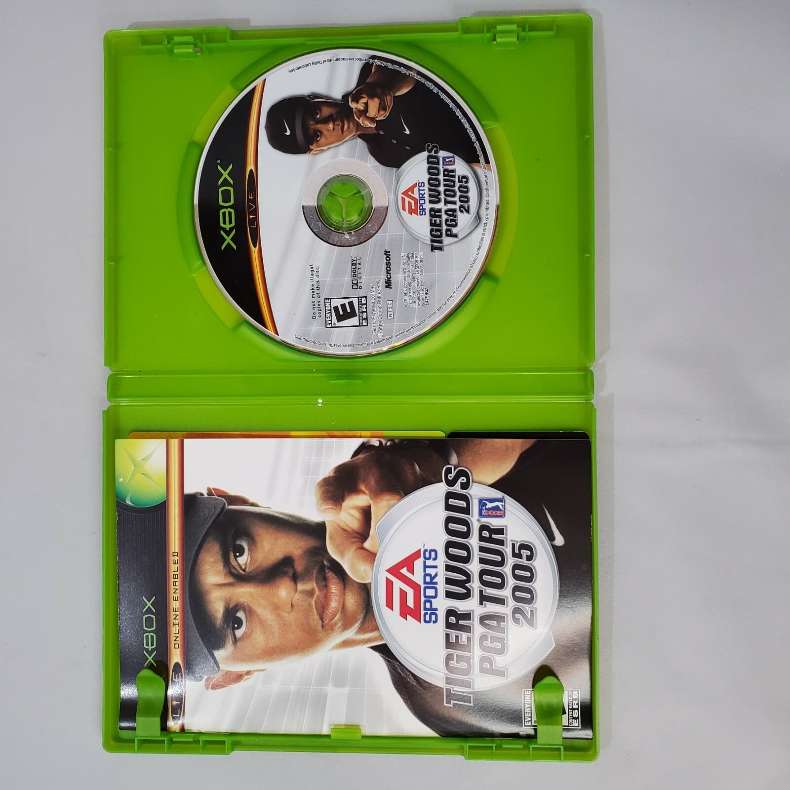 Xbox Tiger Woods PGA Tour 2005 Video Game Complete with Manual - Thumbnail 3