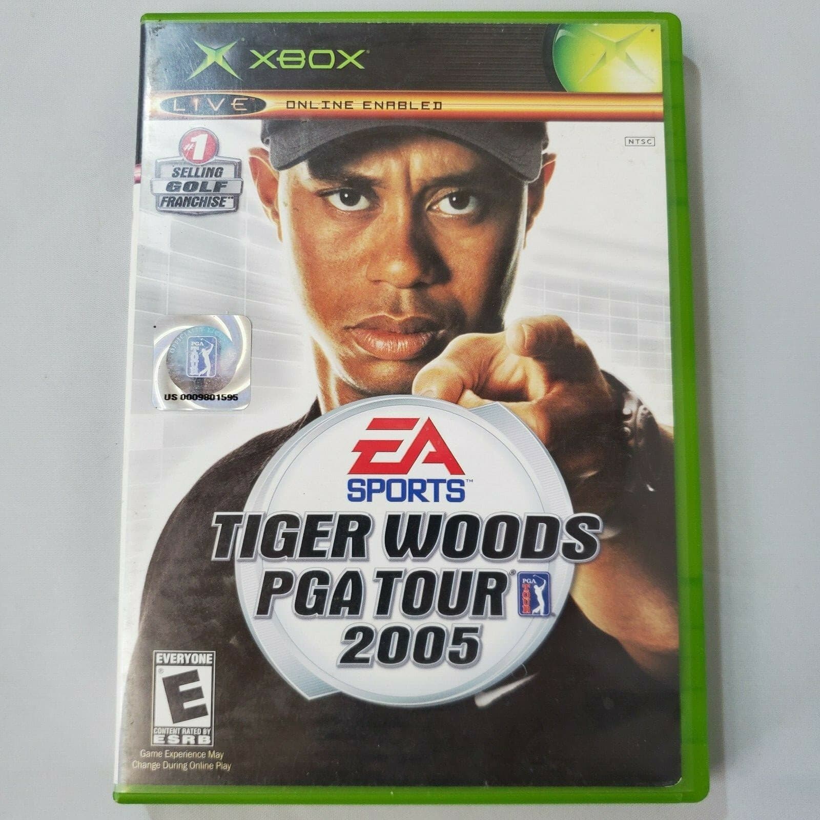 Xbox Tiger Woods PGA Tour 2005 Video Game Complete with Manual