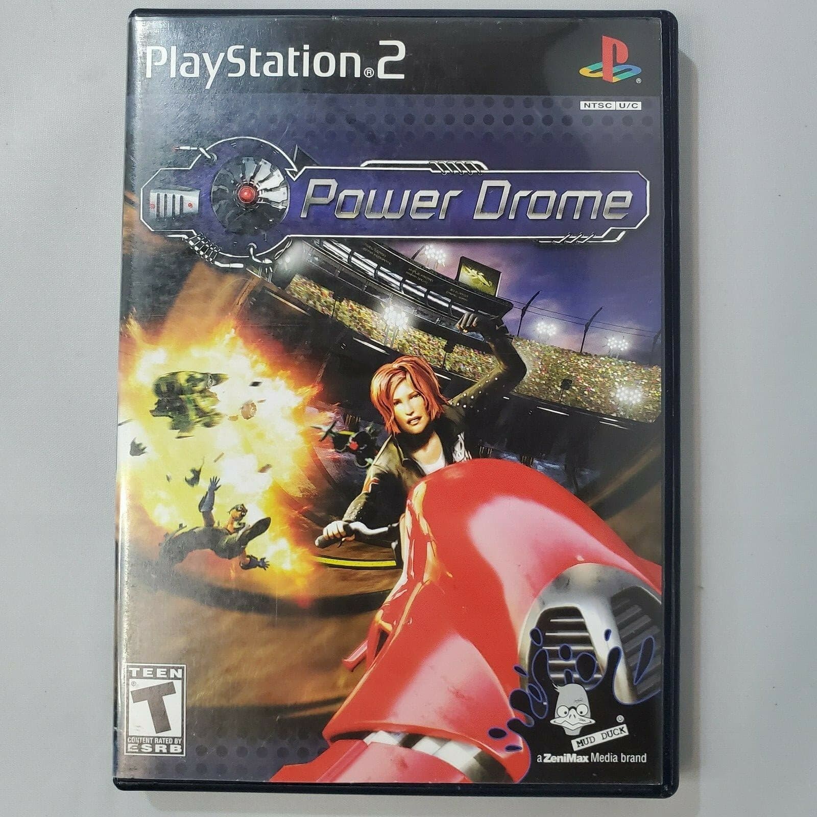 Playstation 2 PS2 Power Drome 2004 & Nascar 2001 Complete Video Game Racing - Thumbnail 5