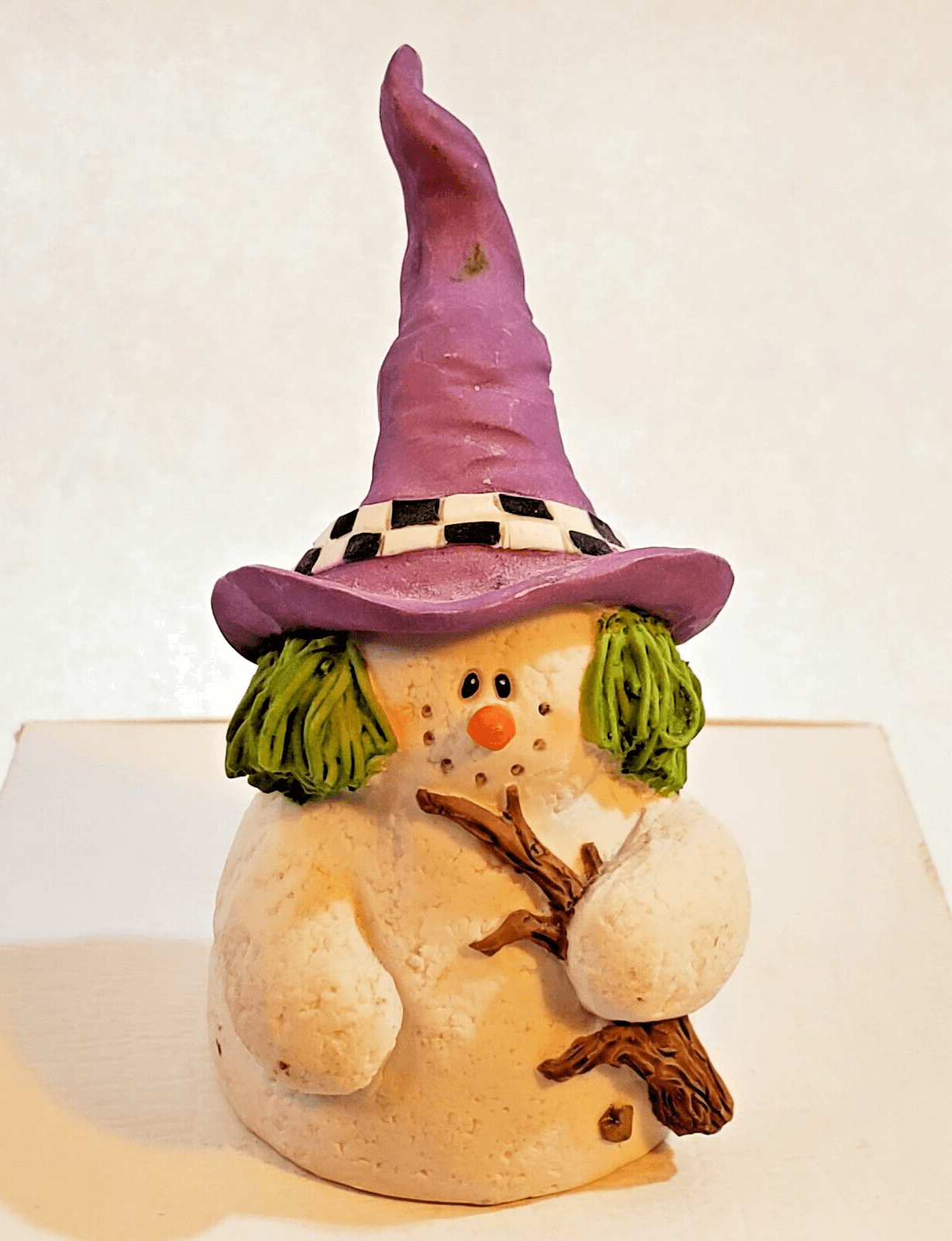 Vintage Sarah’s Attic Snowonders 1998 October "Witchy" Figurine #6409