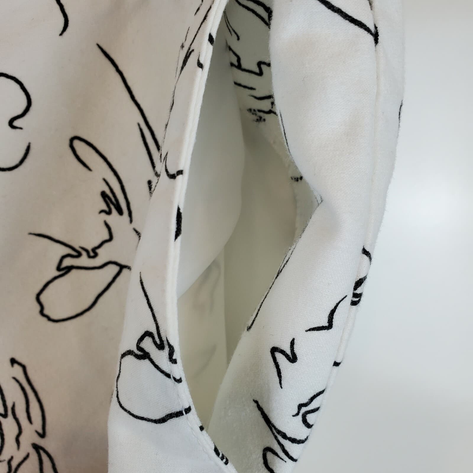 Liz Claiborne Audra Womens Capris Size 14 White Black Graphics Cotton/Spandex - Thumbnail 5