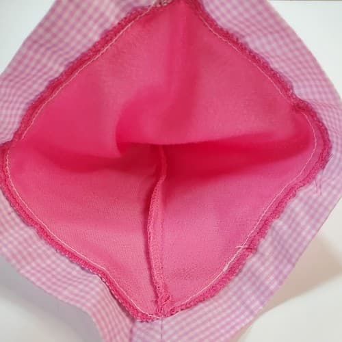 Prestige Baby Bunny Rabbit Plush Soft Lovey Pink Gingham Checks Trim - Thumbnail 3