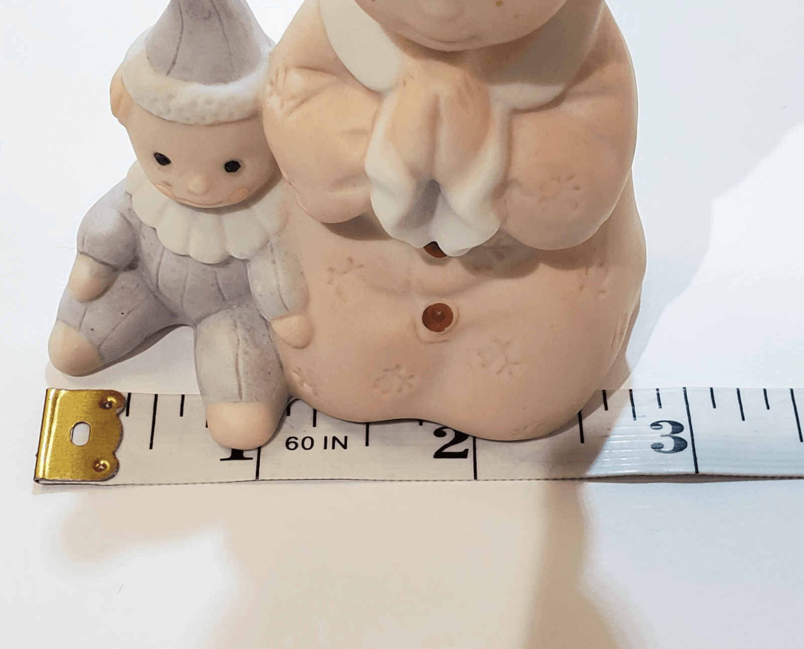 Vtg HOMCO Girl Praying Figurine with Teddy Bear Porcelain Bedtime Prayer #1433 - Thumbnail 8