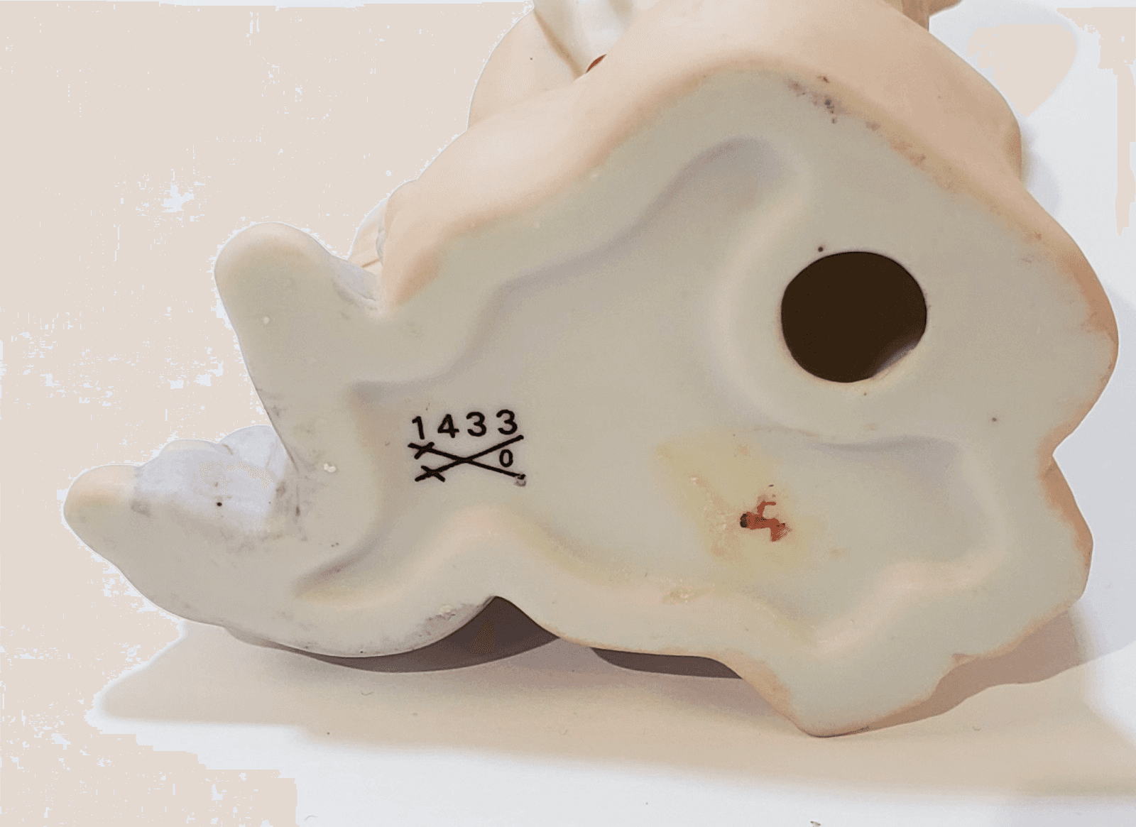 Vtg HOMCO Girl Praying Figurine with Teddy Bear Porcelain Bedtime Prayer #1433 - Thumbnail 6