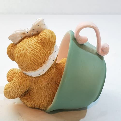 Vtg Cherished Teddies Margaret A Cup Full of Love 1994 P Hillman Enesco 103667 - Thumbnail 3
