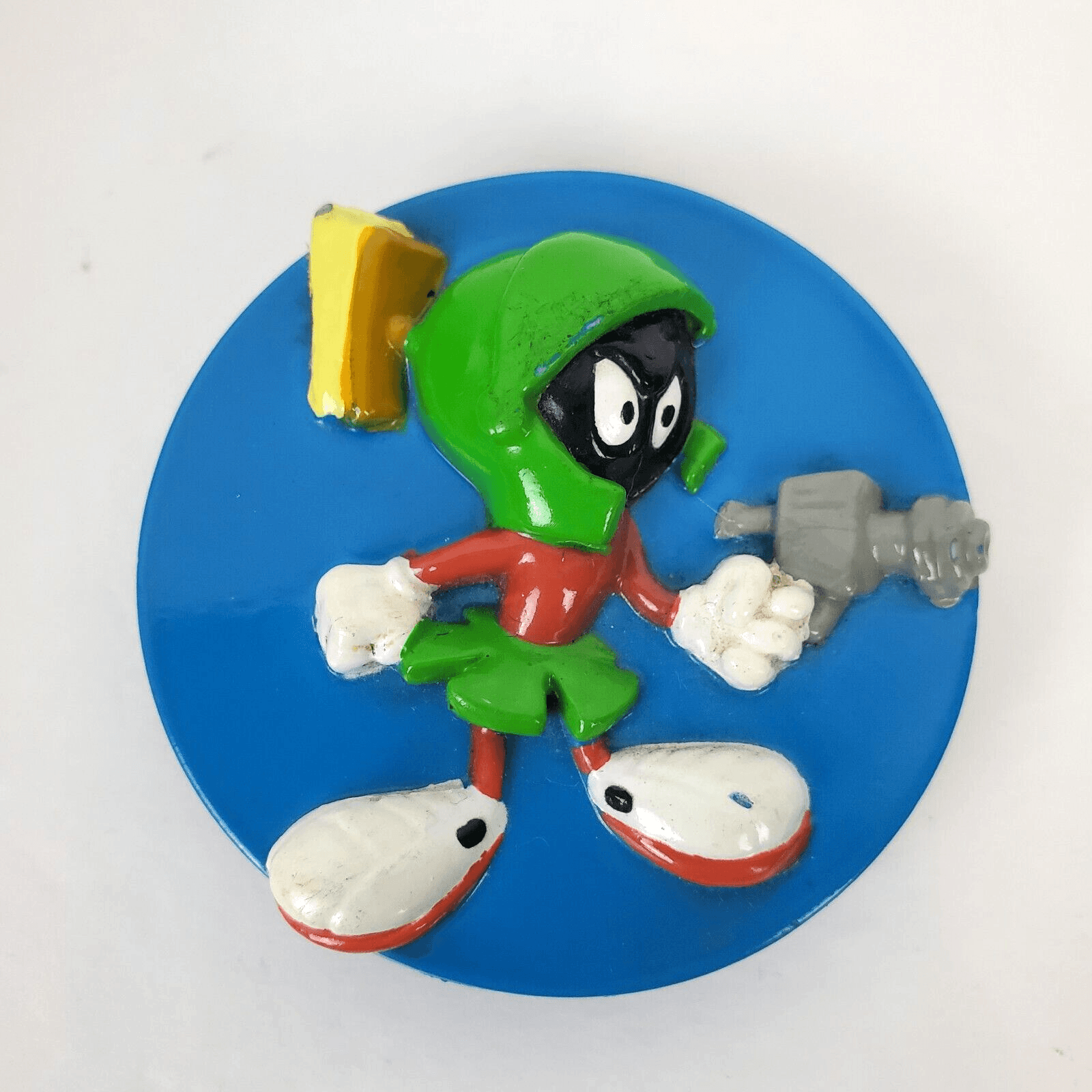 Vtg 1993 Marvin The Martian Top Banana Warner Bros Promo Movie Pin Back Button