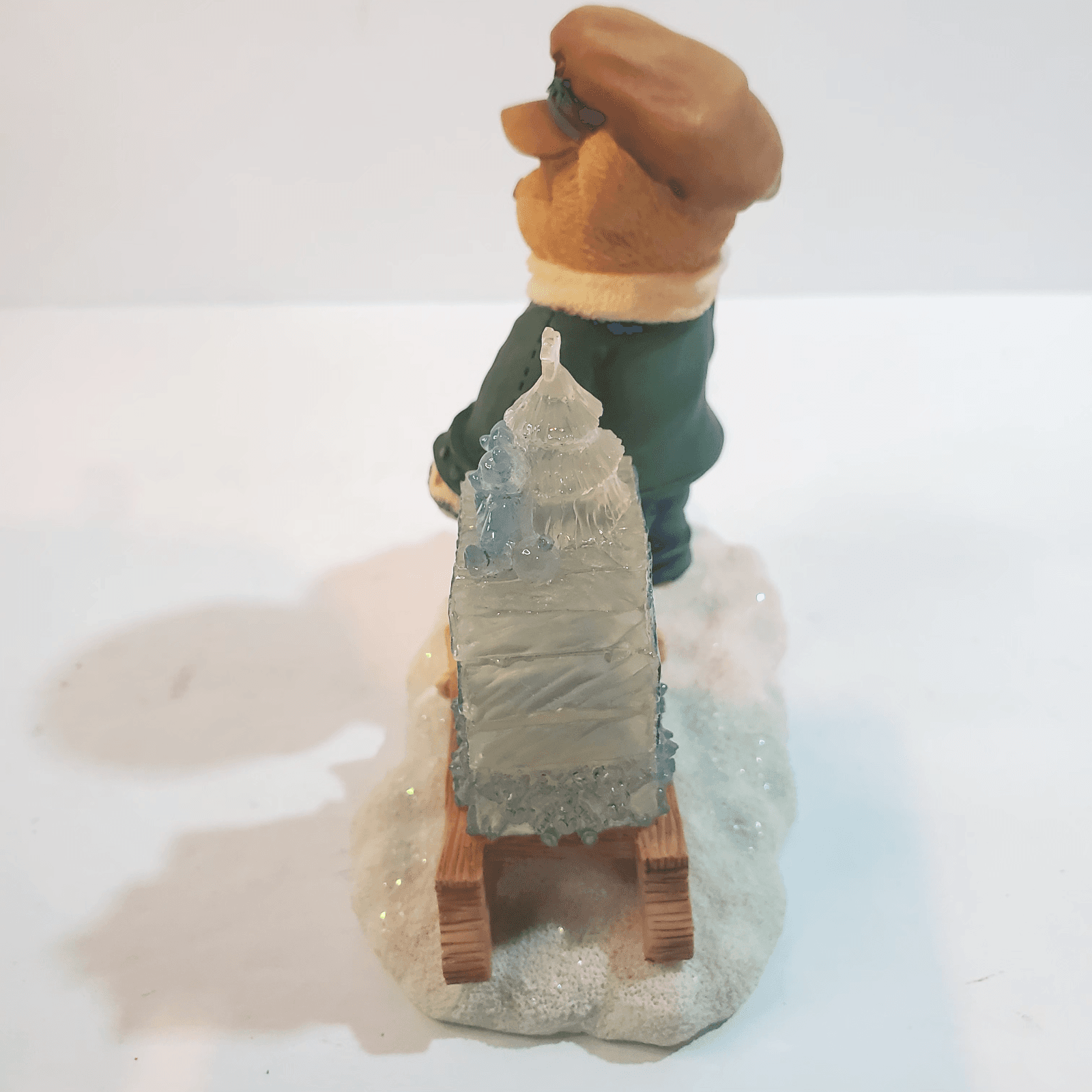 Vtg 1997 Cherished Teddies James Figurine Going My Way For Holidays Christmas - Thumbnail 4