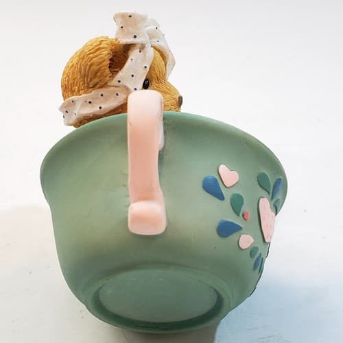 Vtg Cherished Teddies Margaret A Cup Full of Love 1994 P Hillman Enesco 103667 - Thumbnail 4