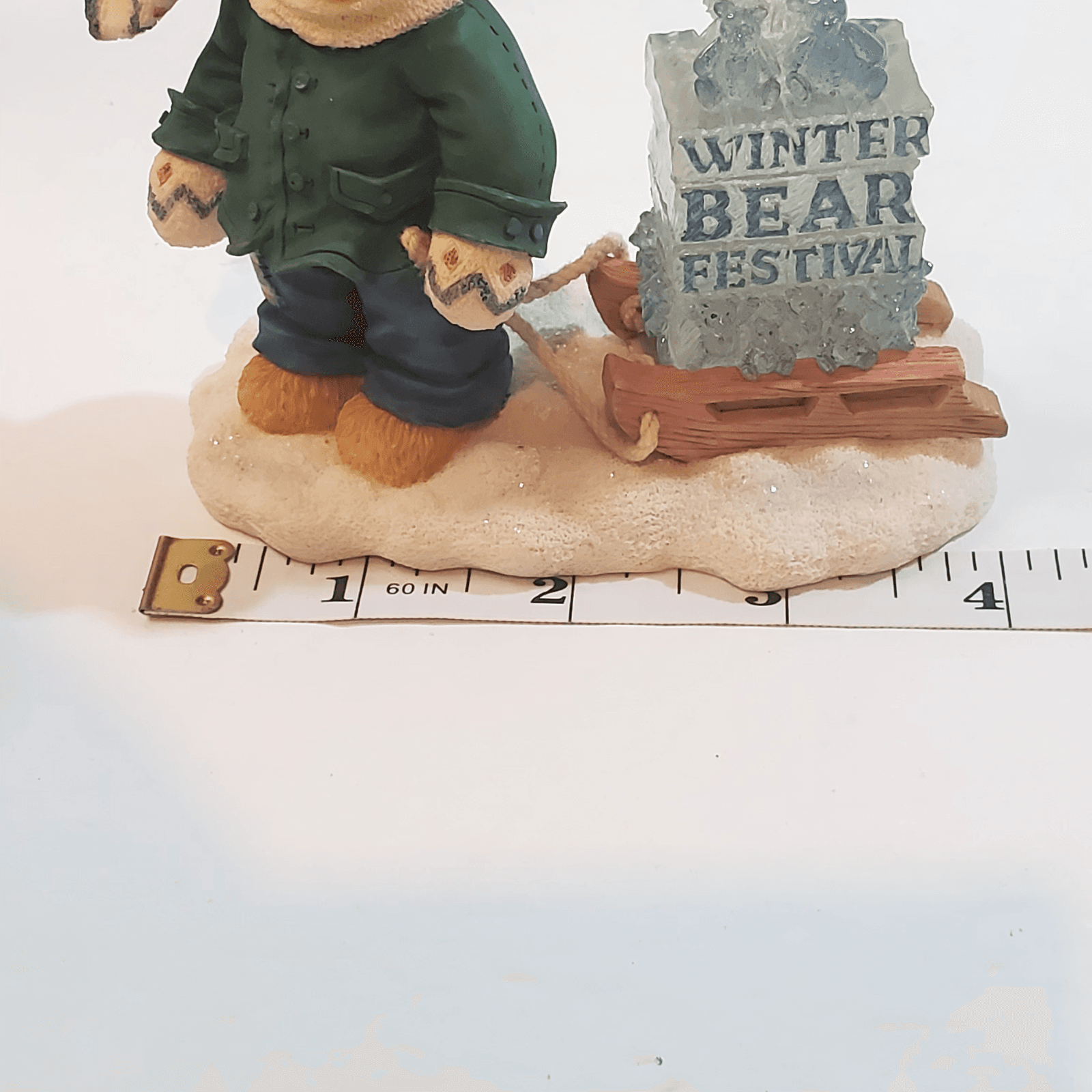 Vtg 1997 Cherished Teddies James Figurine Going My Way For Holidays Christmas - Thumbnail 7