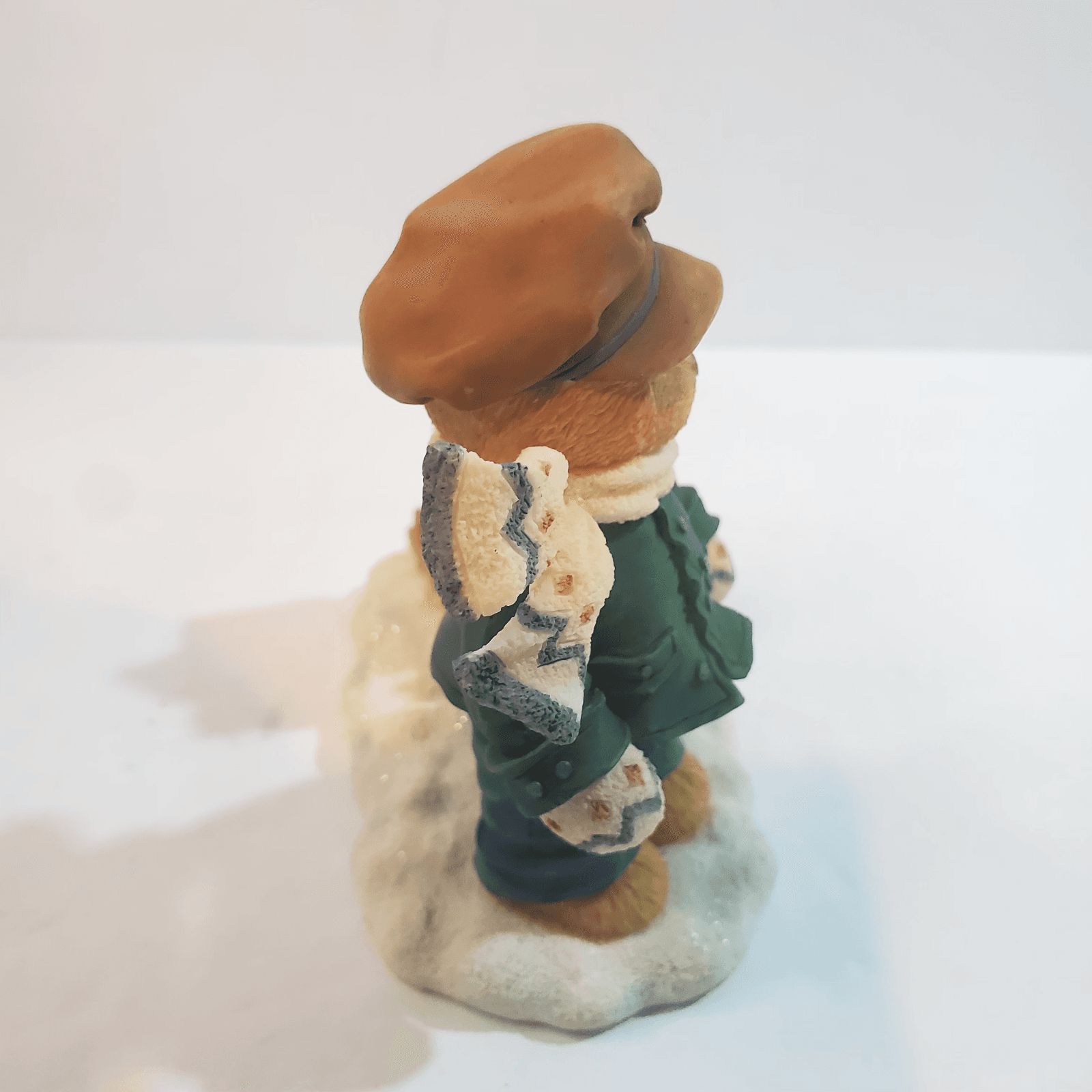 Vtg 1997 Cherished Teddies James Figurine Going My Way For Holidays Christmas - Thumbnail 2
