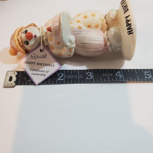 Clowns By Beswick Little Lovables Happy Birthday 4.25 inch Figurine LL1 w/ Tag - Thumbnail 9