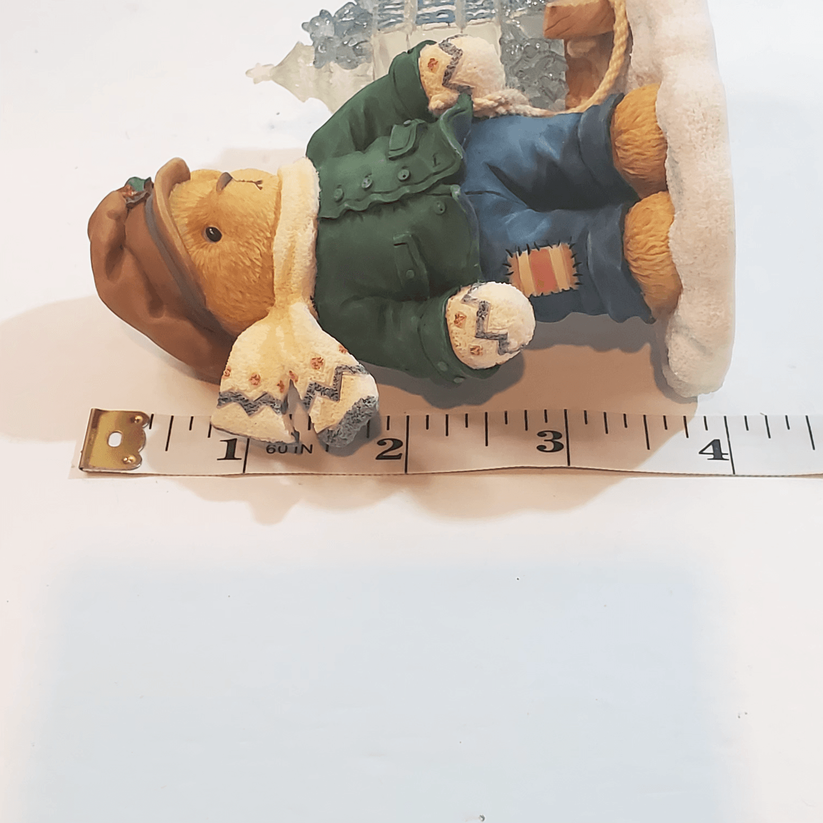 Vtg 1997 Cherished Teddies James Figurine Going My Way For Holidays Christmas - Thumbnail 8