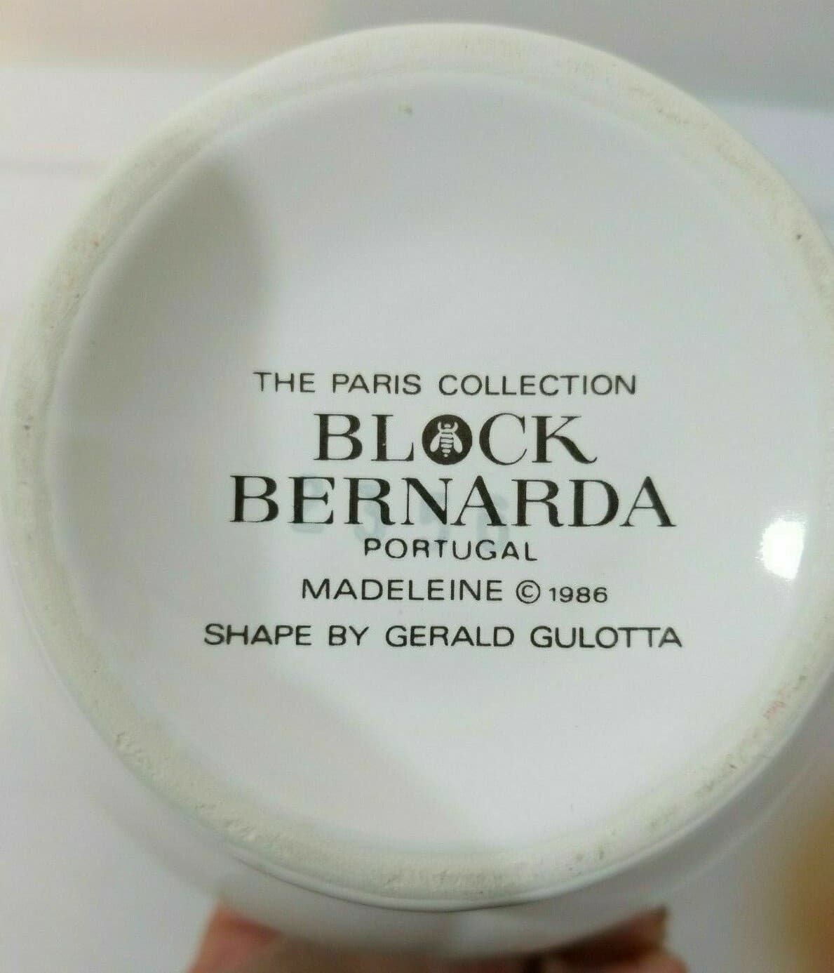 Vintage Block Bernarda Madeline Paks Collection Basket Portugal 1986 - Thumbnail 6