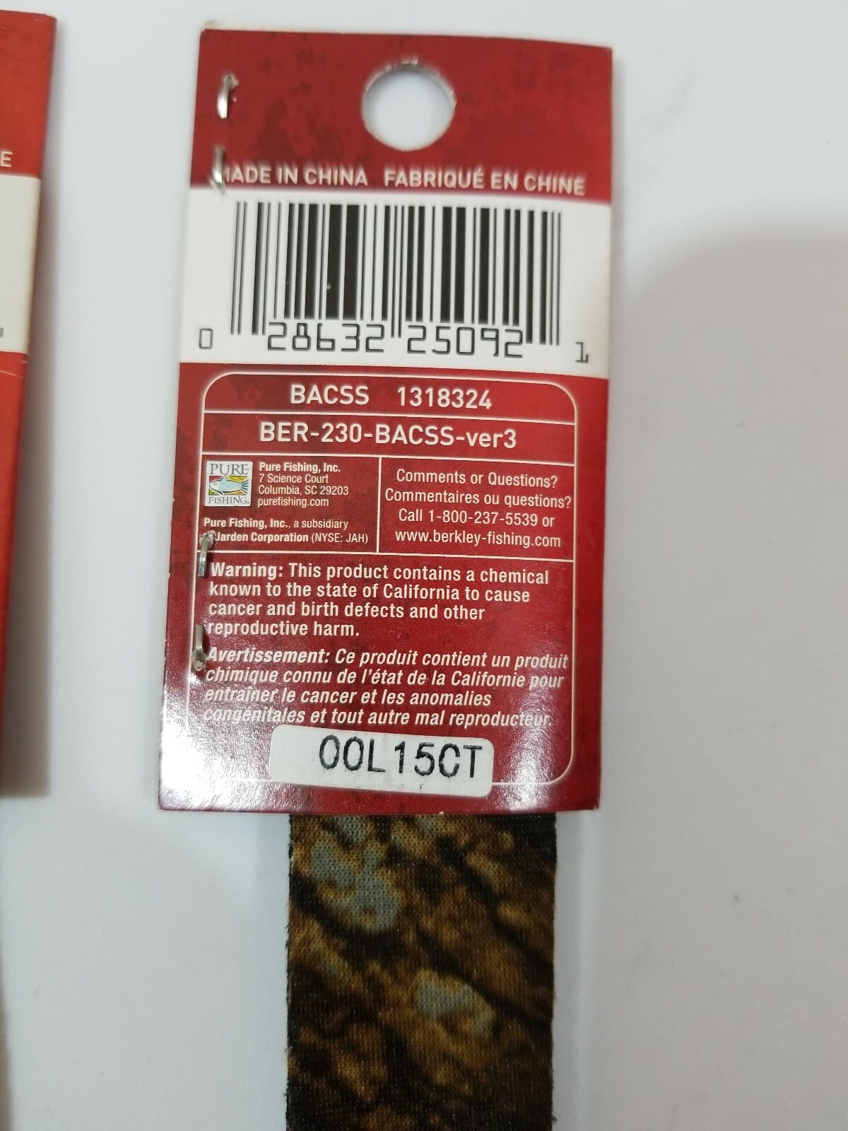 Berkley Fishin Gear Camo Sunglasses Retainer Holder Stocking Stuffer Lot of 2 - Thumbnail 4