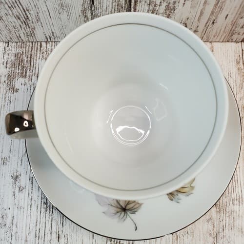 Vintage Arlen Fine China Seyei-Japan Autumn Leaves 6885 Coffee Tea Cup & Saucer - Thumbnail 5