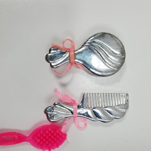 Vtg 90's Mattel Barbie & Friends Doll Hair Accessory Lot of 7 Brush Comb #216 - Thumbnail 5