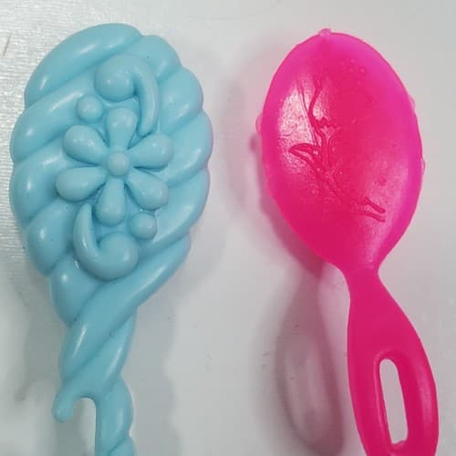 Vtg 90's Mattel Barbie & Friends Doll Hair Accessory Lot of 7 Brush Comb #216 - Thumbnail 7
