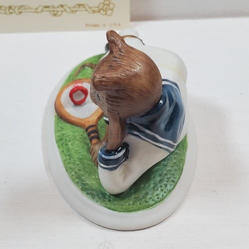 Vtg 1985 Woodmouse Family Harold Mouse Figurine With Name Card Franklin Mint - Thumbnail 3