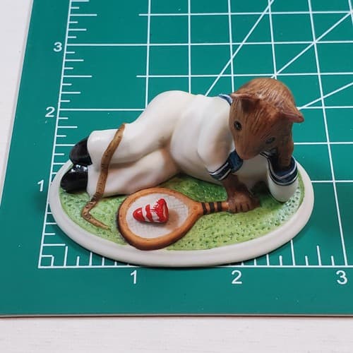 Vtg 1985 Woodmouse Family Harold Mouse Figurine With Name Card Franklin Mint - Thumbnail 8