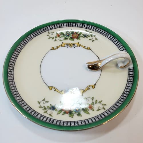 Vintage Noritake Roseara Floral Pattern Lemon Dish w/ Side Handle Made in Japan - Thumbnail 2