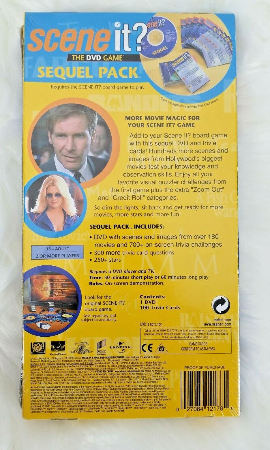 Scene It? The DVD Game Sequel Pack Movie Edition Brand New Sealed - Thumbnail 5