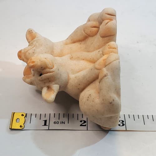 Vintage 2000 Quarry Critters Pigs Pepper & Posh Second Nature Design Figurine - Thumbnail 8