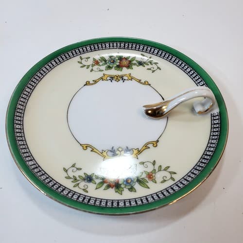 Vintage Noritake Roseara Floral Pattern Lemon Dish w/ Side Handle Made in Japan - Thumbnail 3