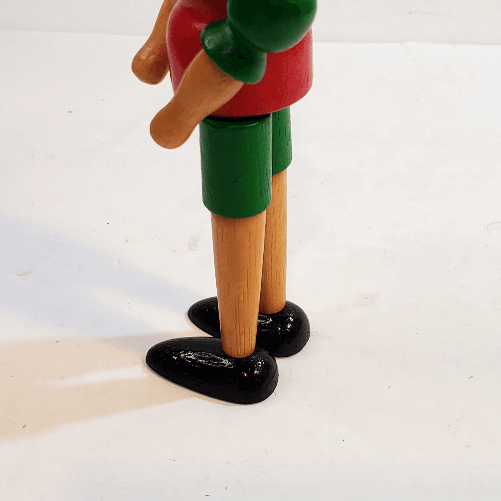 Vintage Parma by AA1 Pinocchio Articulated Wood Doll Ornament 6.5" Tall Taiwan - Thumbnail 10
