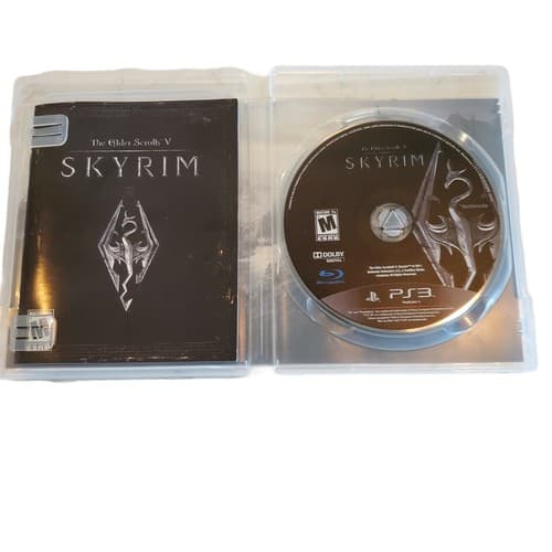 PS3 PlayStation 3 The Elder Scrolls V: Skyrim 2011 Complete Game Case Manual - Thumbnail 2