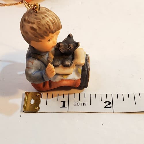 Lot of 3 Vintage 1997 Berta Hummel Children Christmas Tree Ornaments - Thumbnail 17