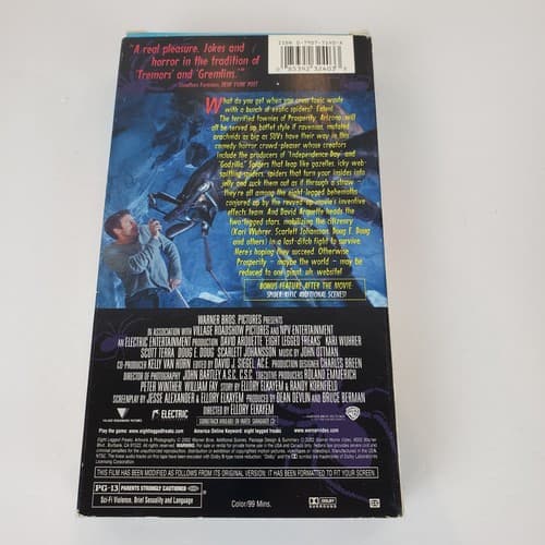 Eight Legged Freaks VHS VCR Video Tape Used David Arquette Kari Wuhrer - Thumbnail 2