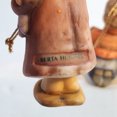 Lot of 3 Vintage 1997 Berta Hummel Children Christmas Tree Ornaments - Thumbnail 6