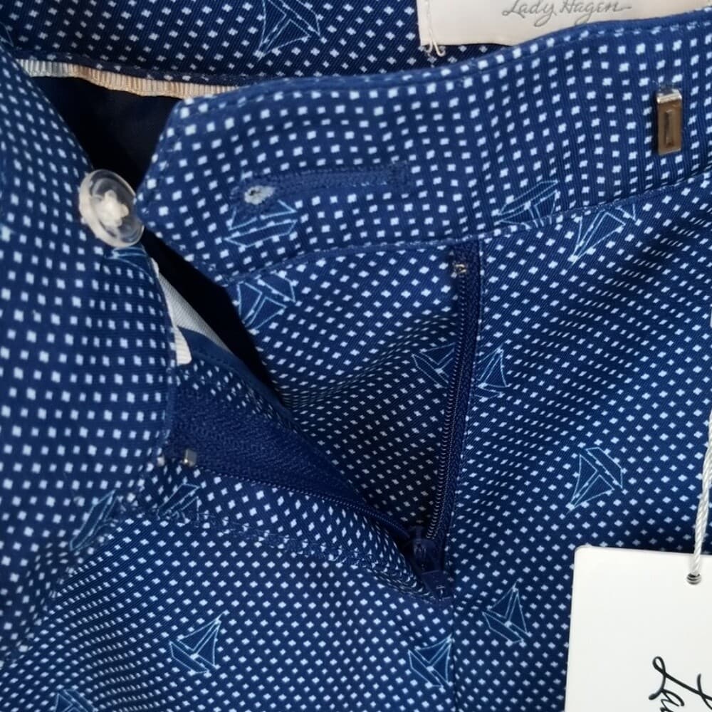 Lady Hagan Bon Voyage Nautical Sail Short Navy Size 0 HydroDri Fabric Pockets - Thumbnail 4