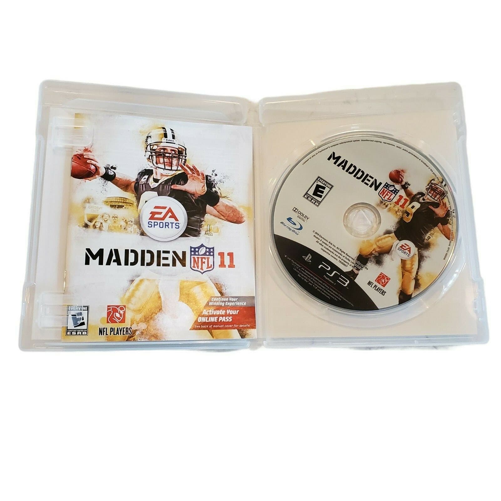 Sony PS3 PlayStation 3 EA Sports Madden NFL 11 Complete Game Case Manual - Thumbnail 2