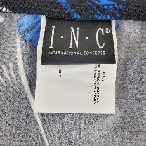INC International Concepts Womens Size 16 Flower Print Bikini Swim Bottom - Thumbnail 6