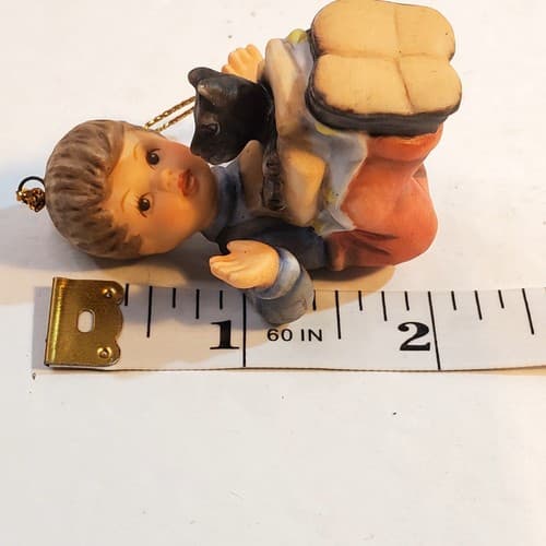 Lot of 3 Vintage 1997 Berta Hummel Children Christmas Tree Ornaments - Thumbnail 18