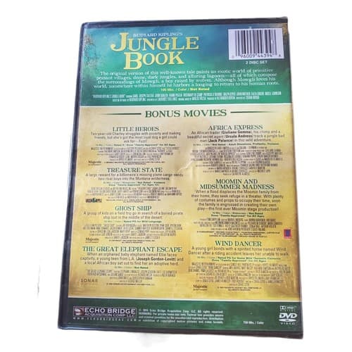 The Jungle Book: Includes 7 Bonus Movies DVD Free Shipping New Sealed - Thumbnail 2