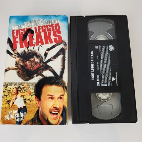 Eight Legged Freaks VHS VCR Video Tape Used David Arquette Kari Wuhrer - Thumbnail 3